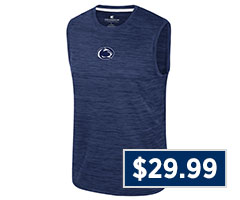 Colosseum Penn State Nittany Lions Mens Navy Blue Stilgar Short Sleeve Tank Top